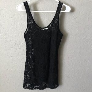 Black Lace Tank